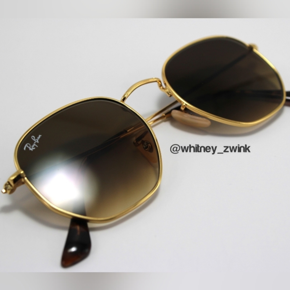 Model Display Rayban Hexagonal Gradient Rb3548n 5… - image 5